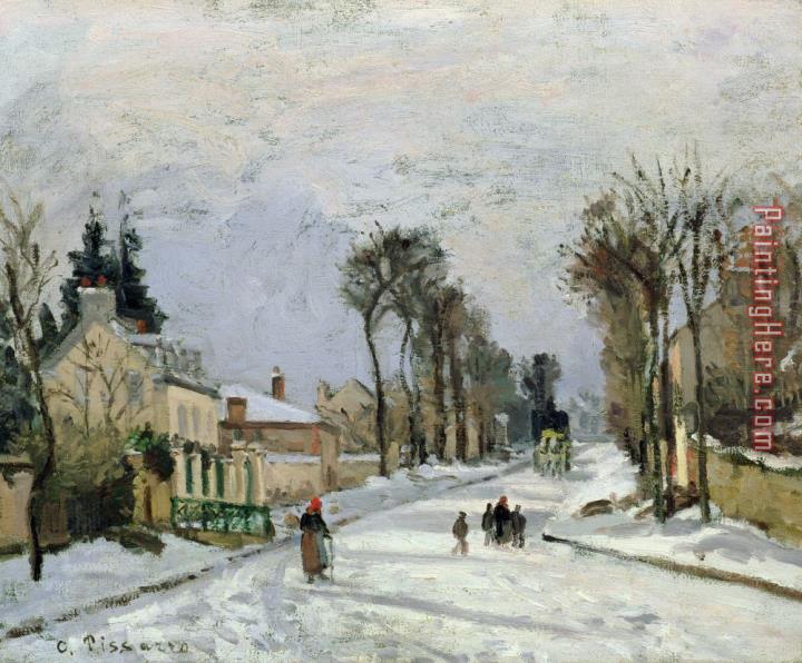 Camille Pissarro The Versailles Road at Louveciennes